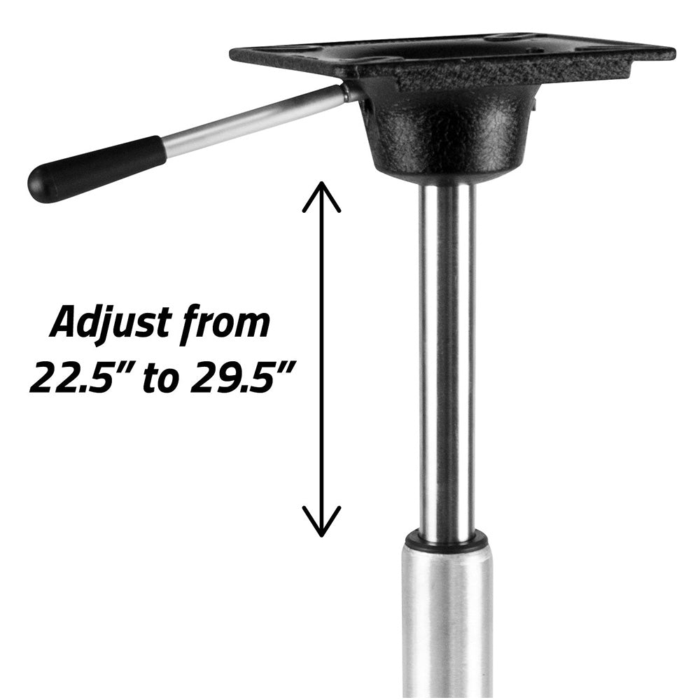 Wise King Pin Power Rise Pedestal - Adjusts 22.56" to 29.5" 8WD2002 — Quality Boat Parts