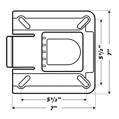 Wise 7" Swivel w/Quick Release Bracket 8WD7SQR — Quality Boat Parts