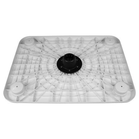 Wise White Rectangular Table - 4 Drink Holders w/Pedestal 8WD944 — Quality Boat Parts