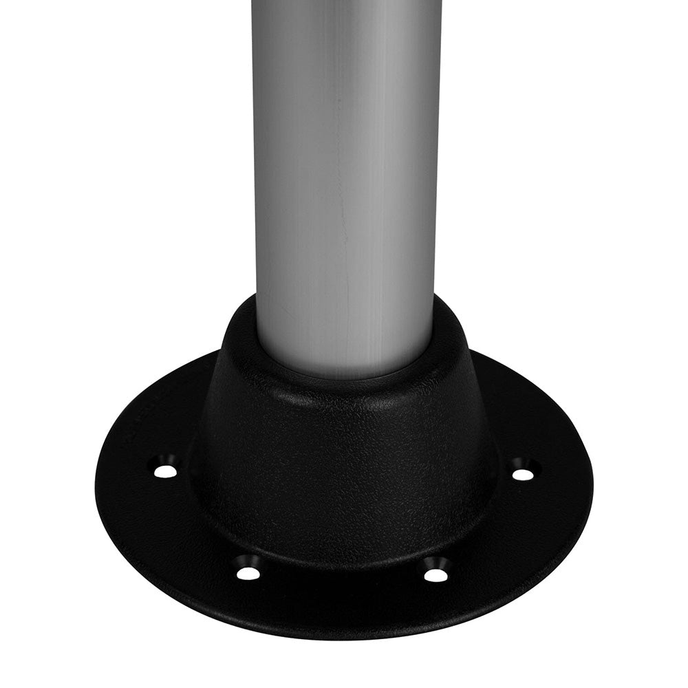 Wise White Rectangular Table - 4 Drink Holders w/Pedestal 8WD944 — Quality Boat Parts