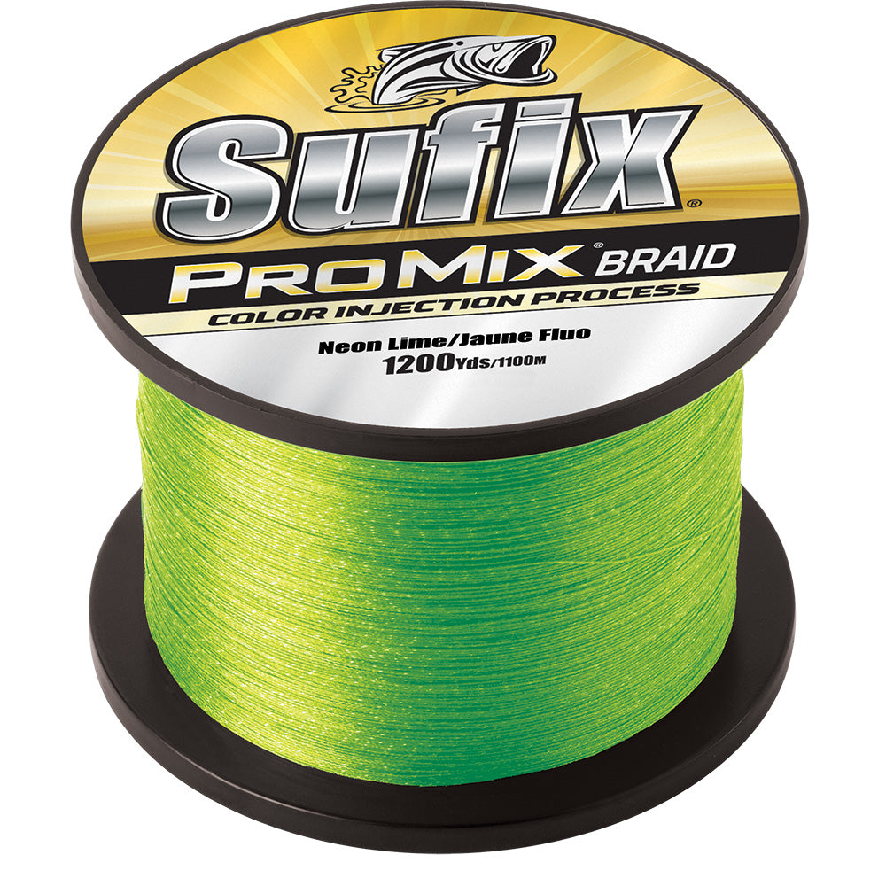 Sufix ProMix® Braid - 50lb - Neon Lime - 1200 yds 630-350L — Quality Boat Parts