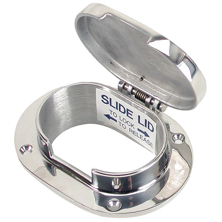 Whitecap Chain & Rope Deck Pipe 3-7/8" x 2-1/2" Opening 6008HC — Quality Boat Parts