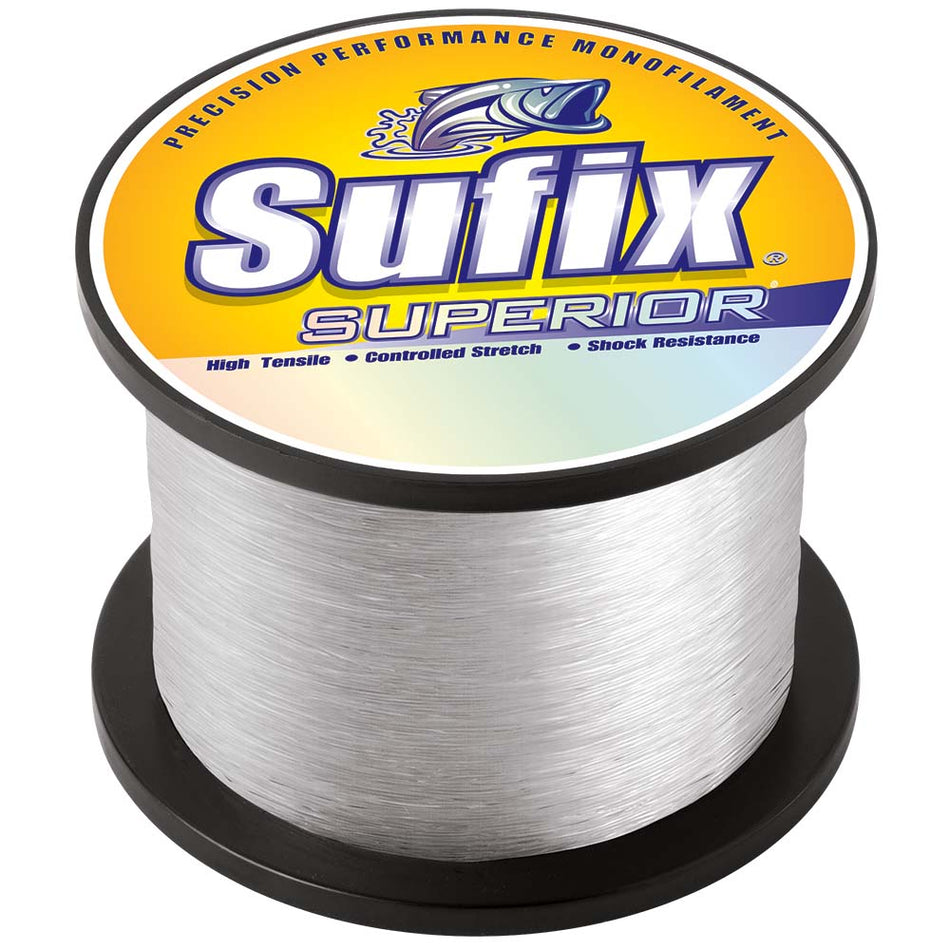 Sufix Superior Clear Monofilament - 15lb - 840 yds 635-115 — Quality Boat Parts