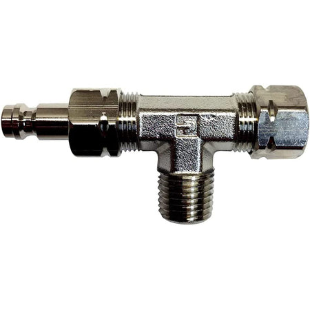 Uflex Tee Fitting w/Bleed Nipple f/IB & Stern Drive Cylinders BLEED TEE — Quality Boat Parts