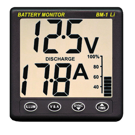 Clipper BM-1 LI Battery Monitor f/12V Lithium BM-1 LI — Quality Boat Parts
