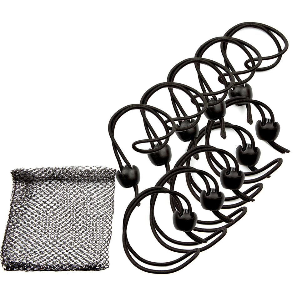 Whitecap Jaw Bungee - 12" Elastic Cord w/1" Jaw Ball - 10-Pack JB-100716B — Quality Boat Parts
