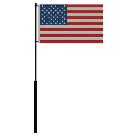 Mate Series Flag Pole - 36" w/USA Flag FP36USA — Quality Boat Parts