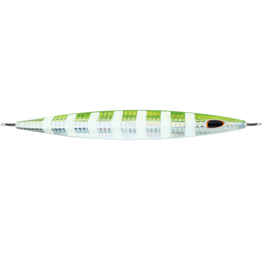 Williamson Kensaki 120 Jig - 5.25" - 4.25oz - UV Green Sardine Zebra KSJ120UVGSZ — Quality Boat Parts