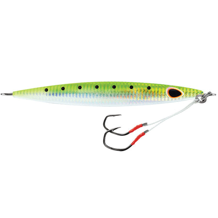 Williamson Kensaki 120 Jig - 5.25" - 4.25oz - UV Green Sardine Zebra KSJ120UVGSZ — Quality Boat Parts