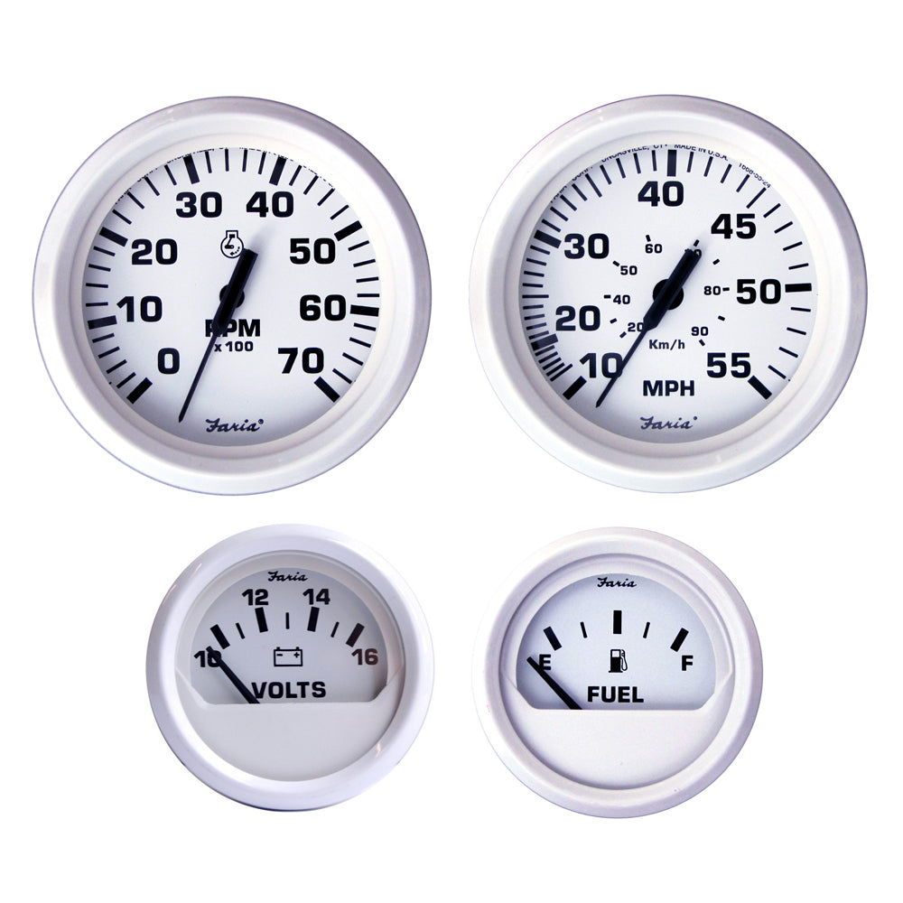 Faria Dress White Boxed Set - Outboard Motors KT9794 — Quality Boat Parts