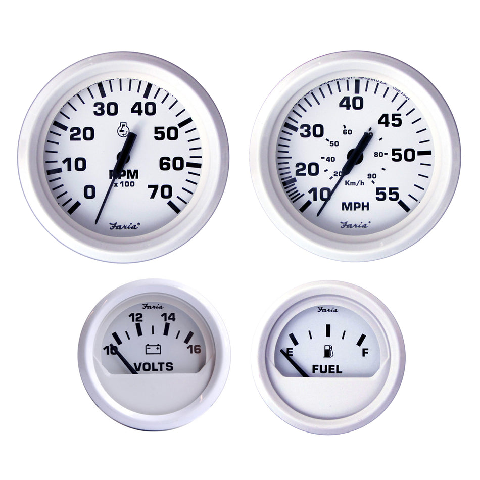 Faria Dress White Boxed Set - Outboard Motors KT9794 — Quality Boat Parts