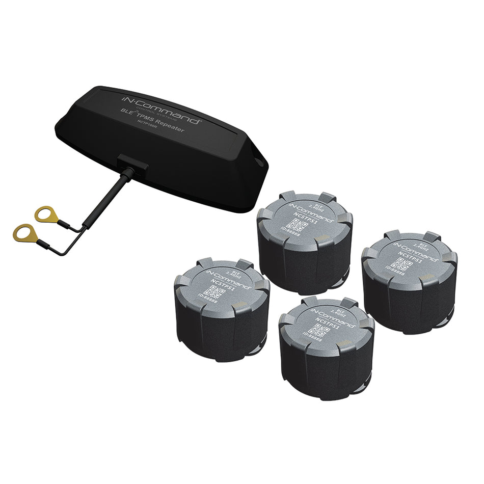 iN-Command Tire Pressure Monitoring System - 4 Sensor & Repeater Package NCTP100 — Quality Boat Parts