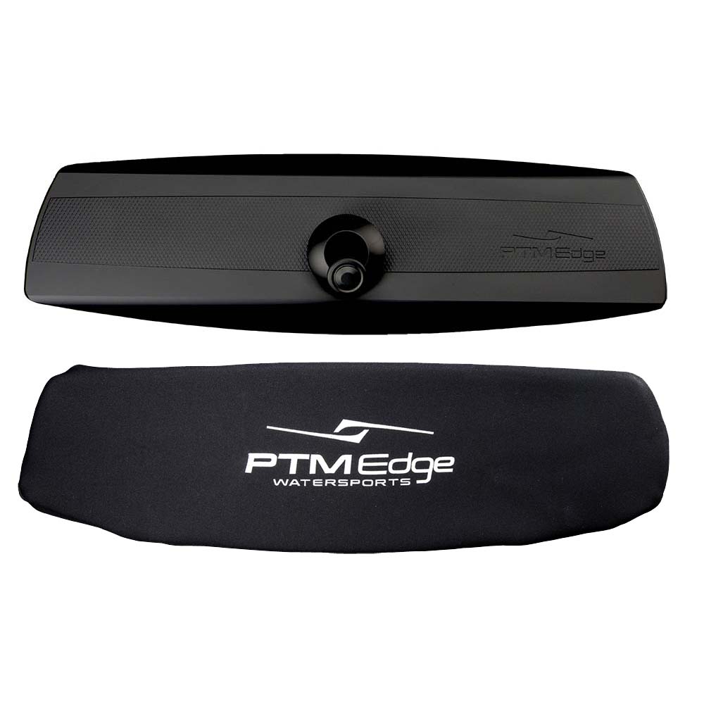PTM Edge VR-140 Elite Mirror & Cover Combo - Black P12848-100BK-MS — Quality Boat Parts