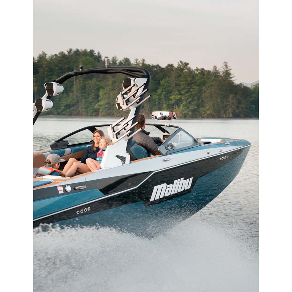 PTM Edge VR-140 Elite Mirror & Cover Combo - Titanium Grey P12848-100GR-MS — Quality Boat Parts