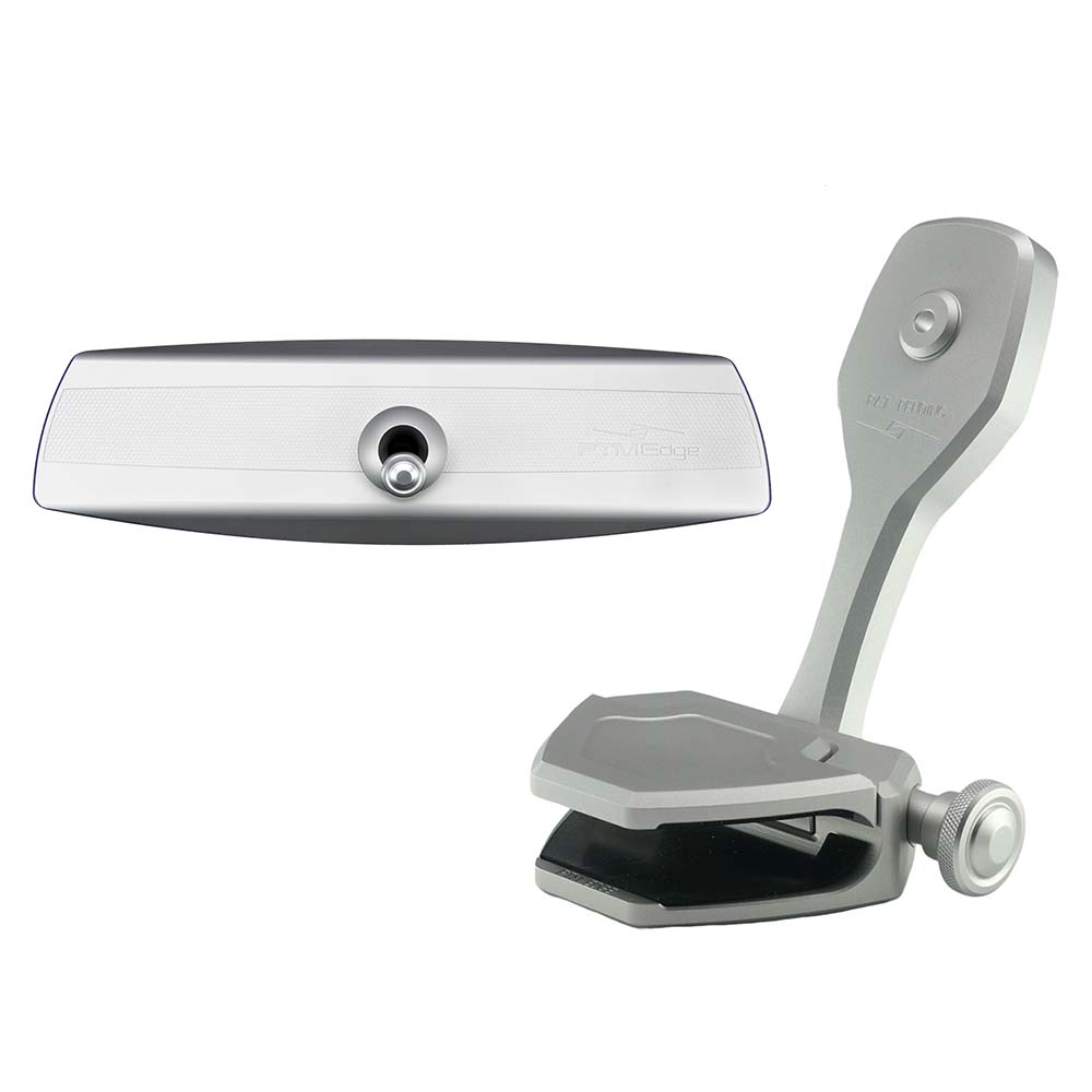 PTM Edge Mirror/Bracket Kit w/VR-140 Elite Mirror & ZXR-300 (Silver) P12848-1300TEBCL — Quality Boat Parts