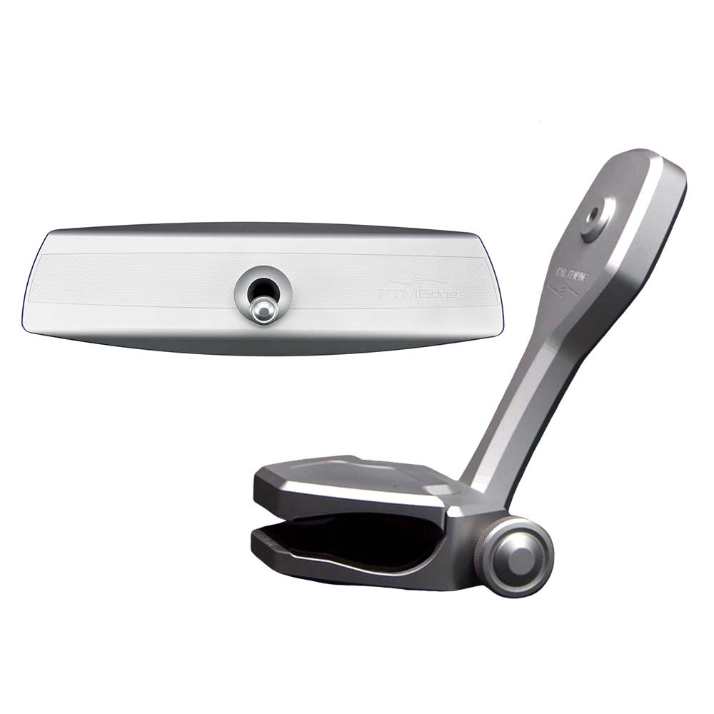 PTM Edge Mirror/Bracket Kit w/VR-140 Elite Mirror & ZXR-320 (Silver) P12848-1320TEBCL — Quality Boat Parts