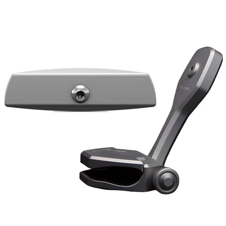 PTM Edge Mirror/Bracket Kit w/VR-140 Elite Mirror & ZXR-320 (Titanium Grey) P12848-1320TEBGR — Quality Boat Parts