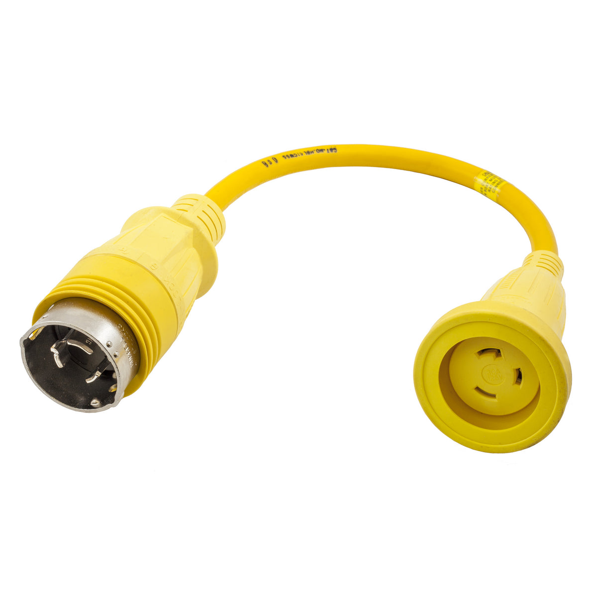 Hubbell HBL61CM55 Adapter 30A Female To 50A 125V Male HBL61CM55 — Quality Boat Parts