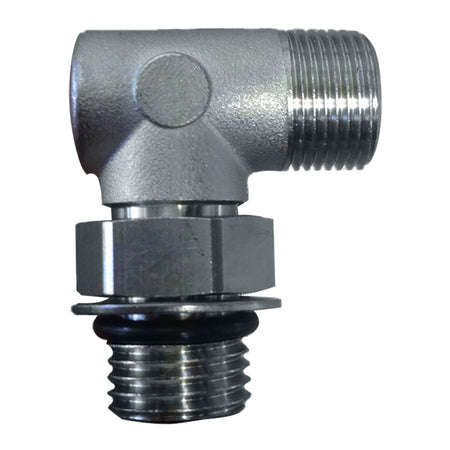 Uflex90° Adjustable Fitting f/Back of UP Series Helms ORB 6 to 3/8" COMP AF90 — Quality Boat Parts