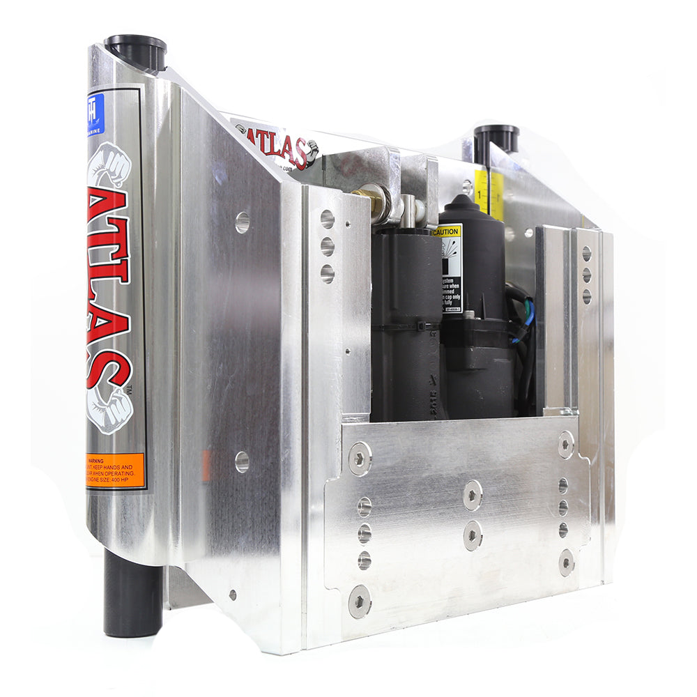 T-H Marine ATLAS™ 14" Set Back Hydraulic Jack Plate - Heavy Duty AHJ-14VHD-DP — Quality Boat Parts
