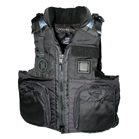 First Watch AV-800 Four Pocket Flotation Vest - Black - XXL to 3XL AV-800-BK-2XL/3XL — Quality Boat Parts
