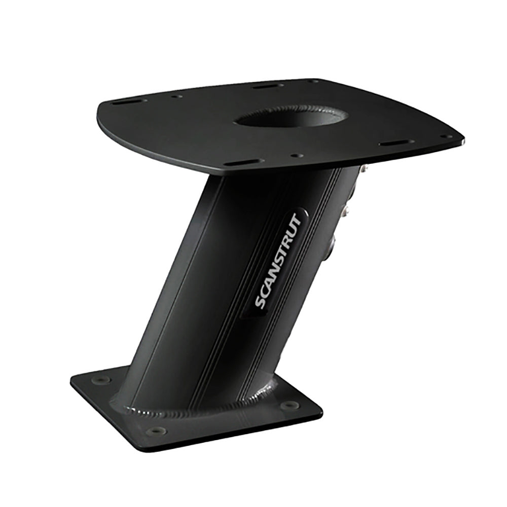 Scanstrut APT-250-01-B - Aluminum PowerTower® Radar Mount - 10" Aft Leaning - Black APT-250-01-BLK — Quality Boat Parts