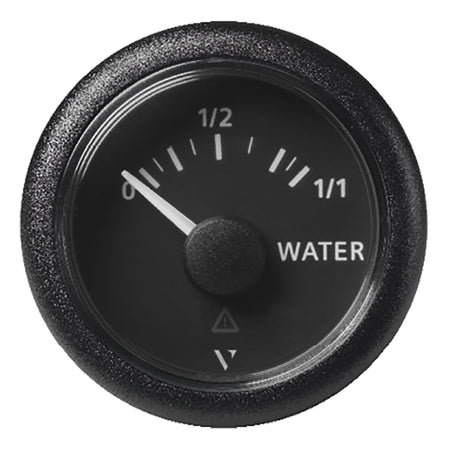 Veratron 52MM (2-1/16") ViewLine Fresh Water Resistive - 3 to180 OHM - Black Dial & Round Bezel A2C59514097 — Quality Boat Parts