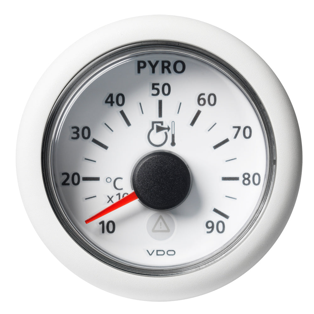 Veratron 52 MM (2-1/16") ViewLine Pyrometer - 100° to 900°C - White Dial & Bezel A2C59512333 — Quality Boat Parts