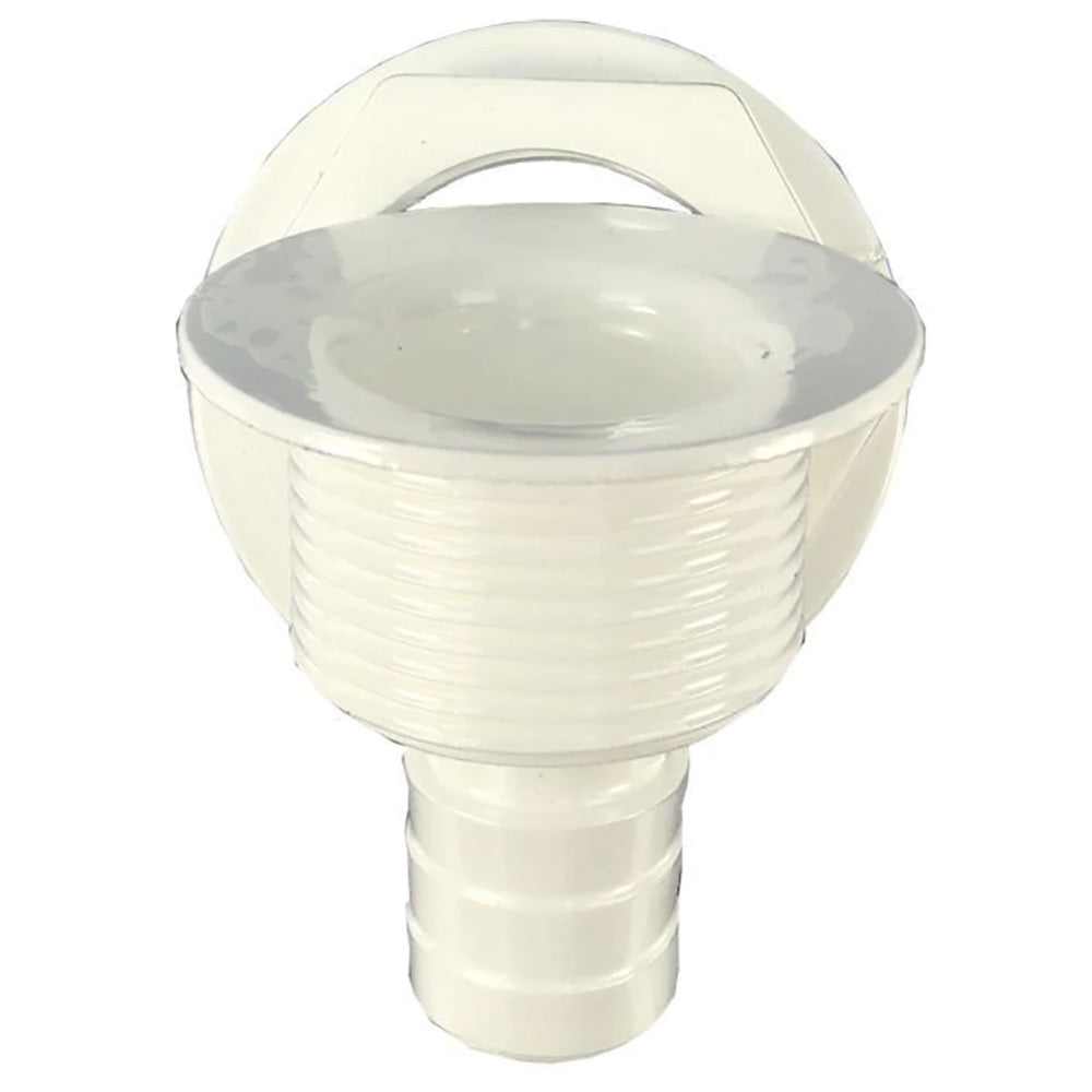 T-H Marine Straight Barbed All-Purpose Drain - White APD-2-DP — Quality Boat Parts