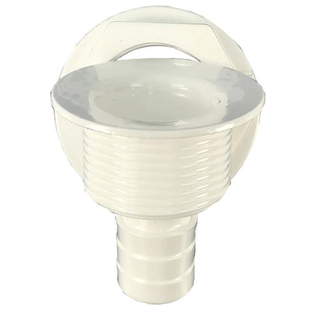 T-H Marine Straight Barbed All-Purpose Drain - White APD-2-DP — Quality Boat Parts
