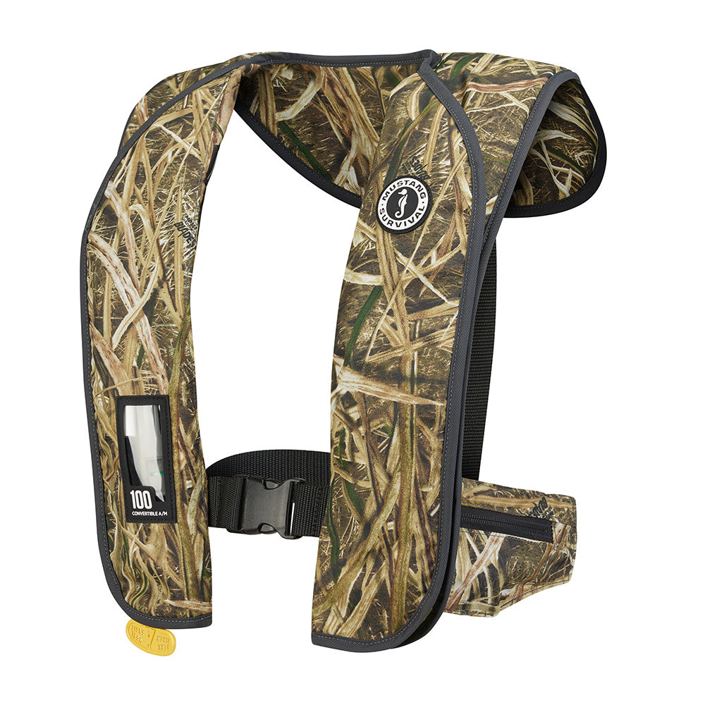 Mustang MIT 100 Convertible Inflatable PFD - Camo MD2030CM-261-0-202 — Quality Boat Parts