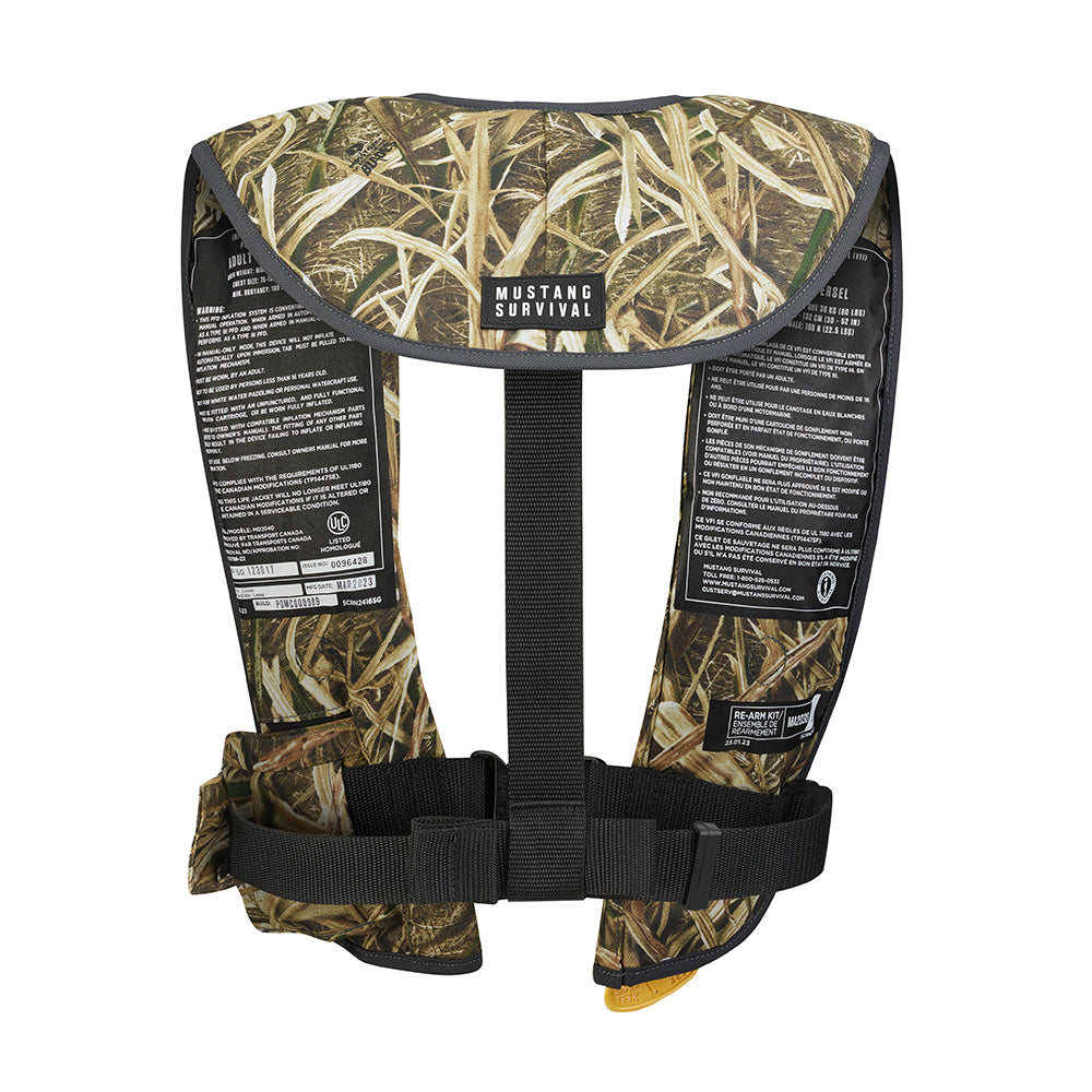 Mustang MIT 100 Convertible Inflatable PFD - Camo MD2030CM-261-0-202 — Quality Boat Parts