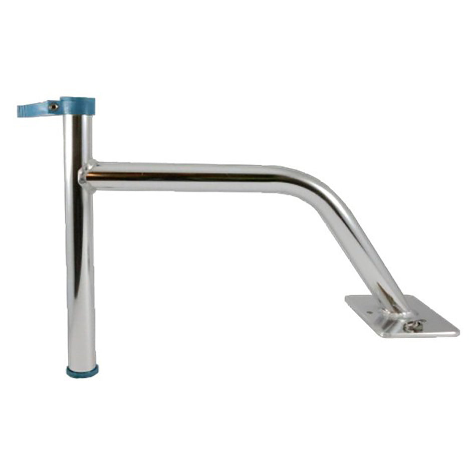 Panther 6" Quick Release King Pin Bow Mount Bracket - Clear - Anodized KPB60A — Quality Boat Parts