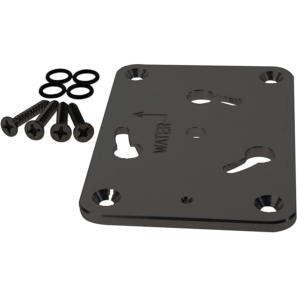 Panther Spare Bow Mount Base Kit f/ King Pin - Black - Powder Coat KPBQCKB — Quality Boat Parts