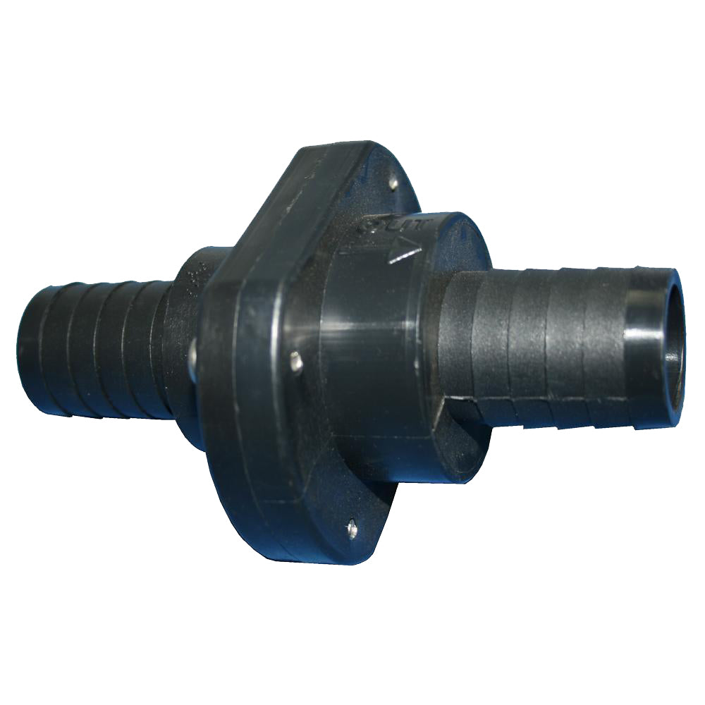 T-H Marine Double Barb Inline Scupper Check Valve - 1-1/8" - Black ILS-1200-DP — Quality Boat Parts