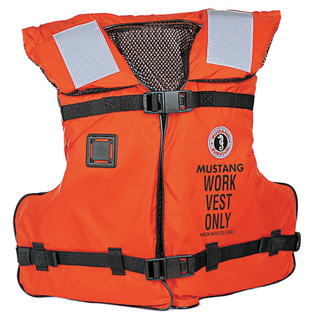 Mustang Type III/V Work Vest - Orange - Adult Universal MV3192-2-0-16 — Quality Boat Parts