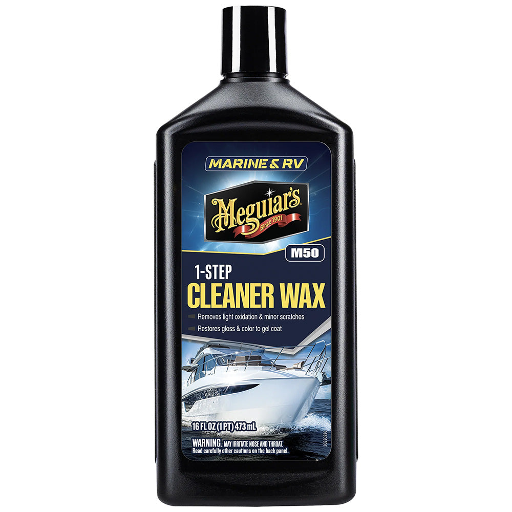 Meguiar's #50 Boat/RV Cleaner Wax - Liquid 16oz M5016 — Quality Boat Parts