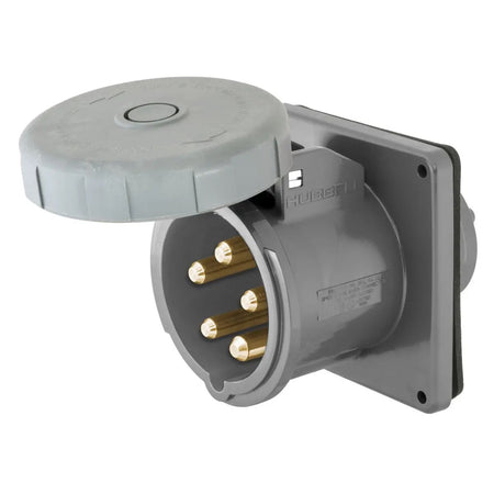 Hubbell M5100B7R 100A 480V 5W Shore Power Inlet M5100B7R — Quality Boat Parts