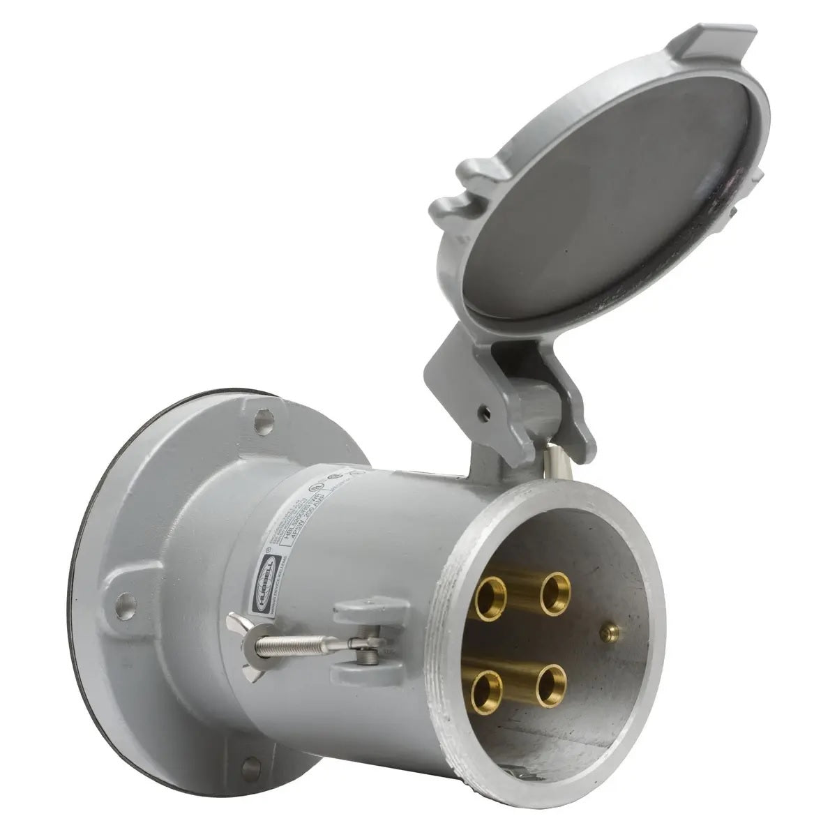 Hubbell M5200BS1R 200A Inlet 200A 600V 4 Pole 5 Wire M5200BS1R — Quality Boat Parts