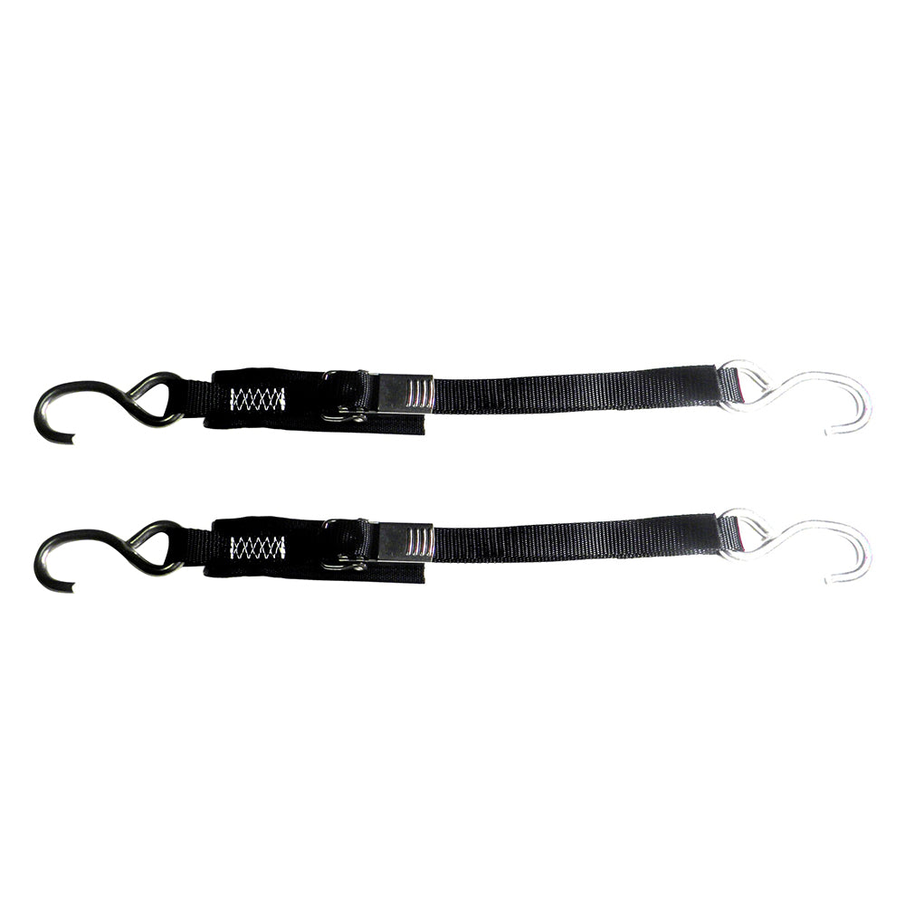 Rod Saver Stainless Steel Quick Release Transom Tie-Down - 1" x 4' - Pair SS1QRTD4 — Quality Boat Parts