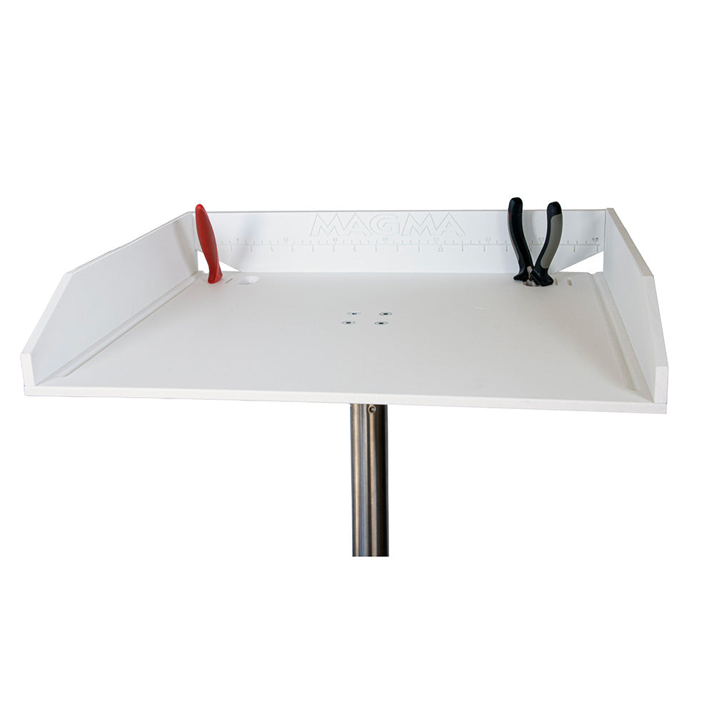 Magma 16" x 20" White Fillet Table w/LeveLock® Mount T10-424 — Quality Boat Parts