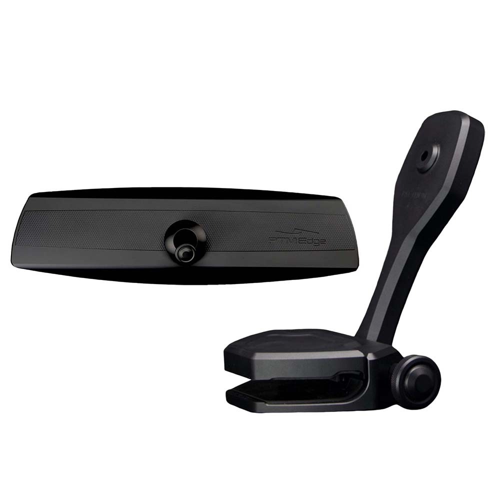 PTM Edge Mirror/Bracket Kit w/VR-140 Elite Mirror & ZXR-360 (Black) P12848-1360TEBBK — Quality Boat Parts