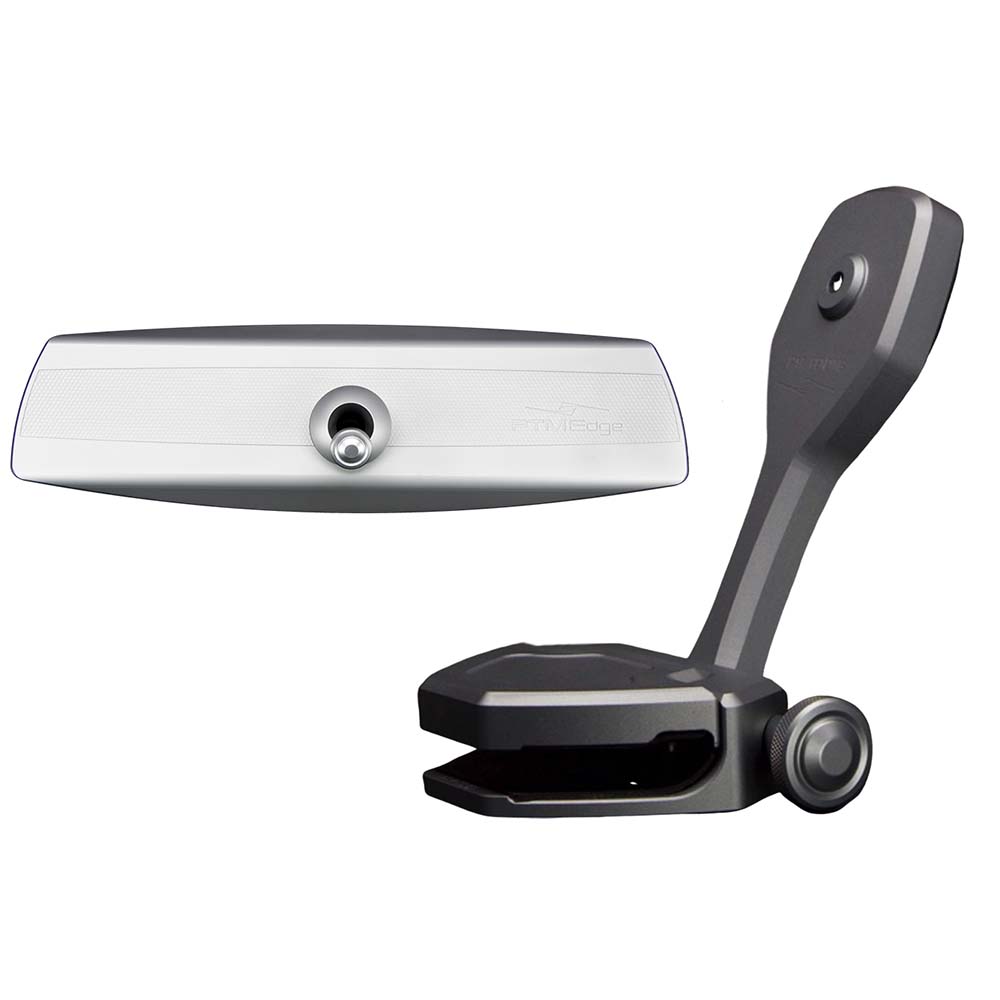 PTM Edge Mirror/Bracket Kit w/VR-140 Elite Mirror & ZXR-360 (Titanium Grey) P12848-1360TEBGR — Quality Boat Parts