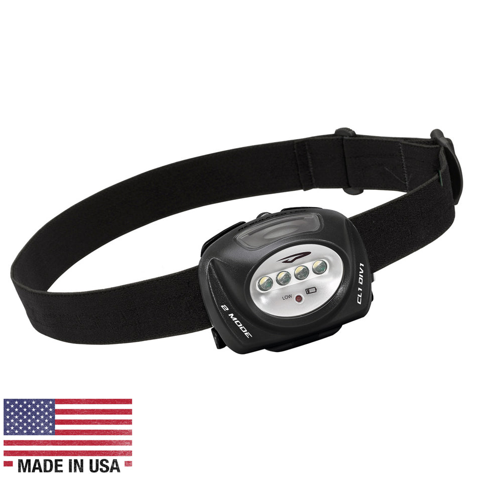 Princeton Tec QUAD® II Intrinsically Safe LED Headlamp - Black QUAD-II-BK — Quality Boat Parts