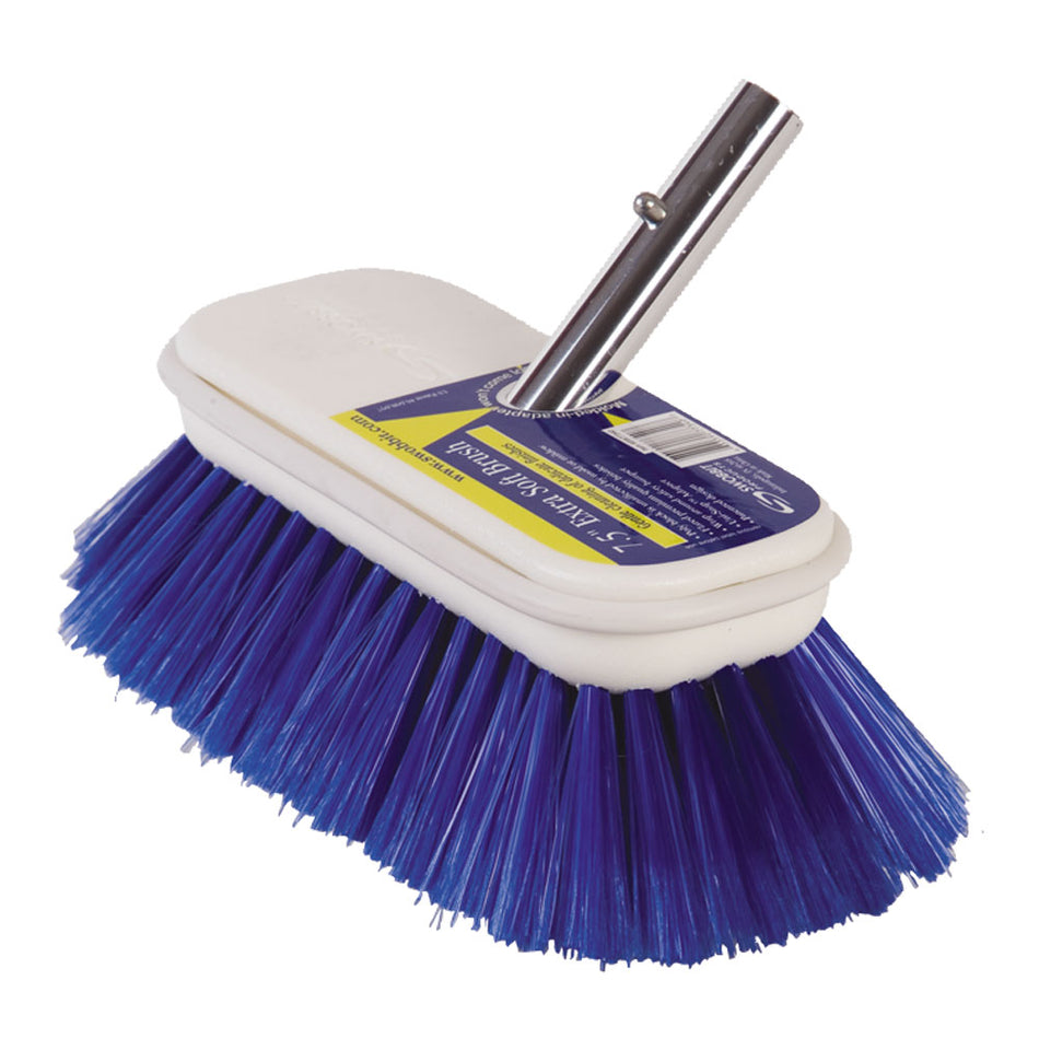 Swobbit 7.5" Extra Soft Brush - Blue SW77340 — Quality Boat Parts