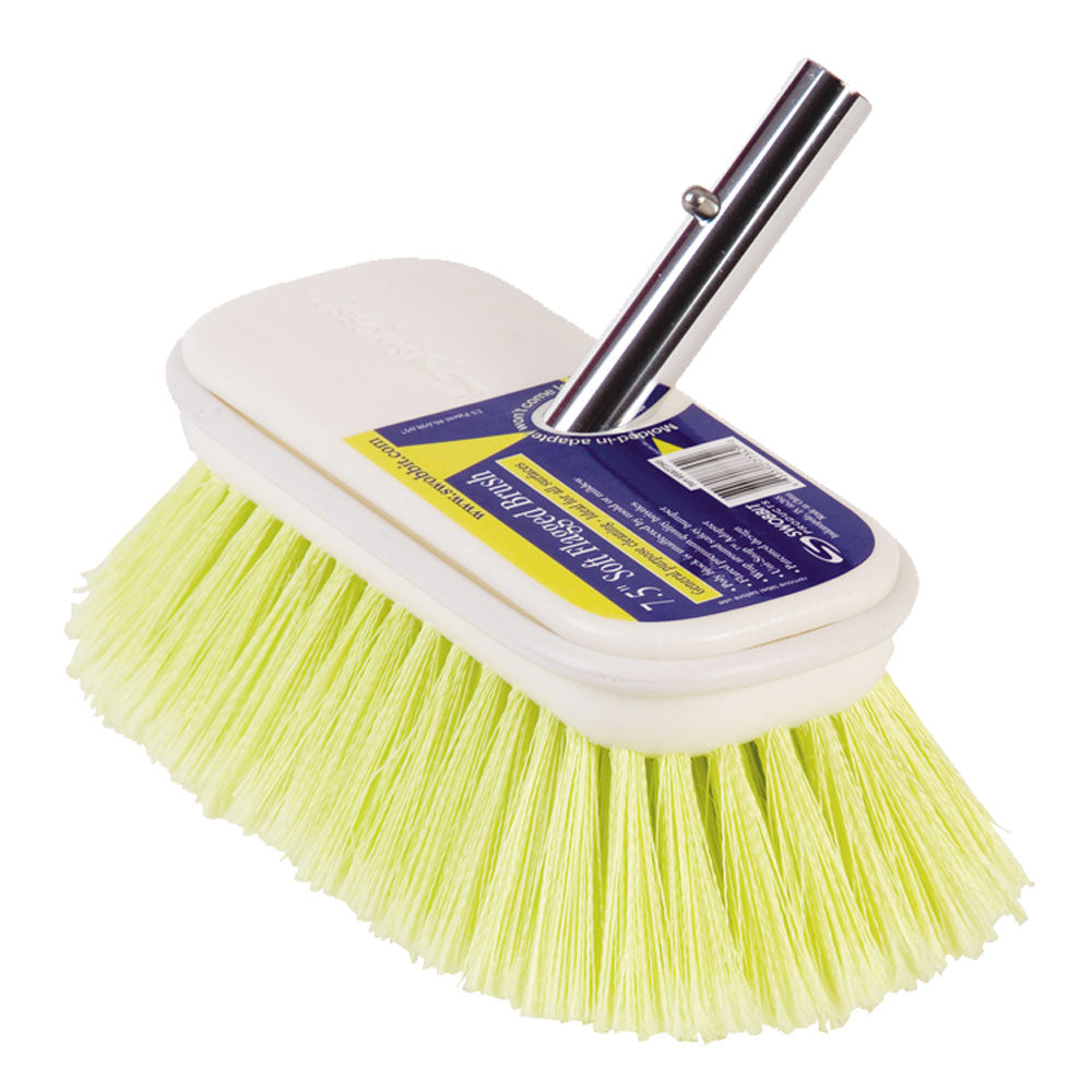 Swobbit 7.5" Soft Flagged Brush - Yellow SW77345 — Quality Boat Parts