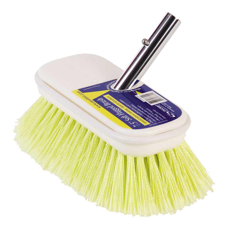 Swobbit 7.5" Soft Flagged Brush - Yellow SW77345 — Quality Boat Parts