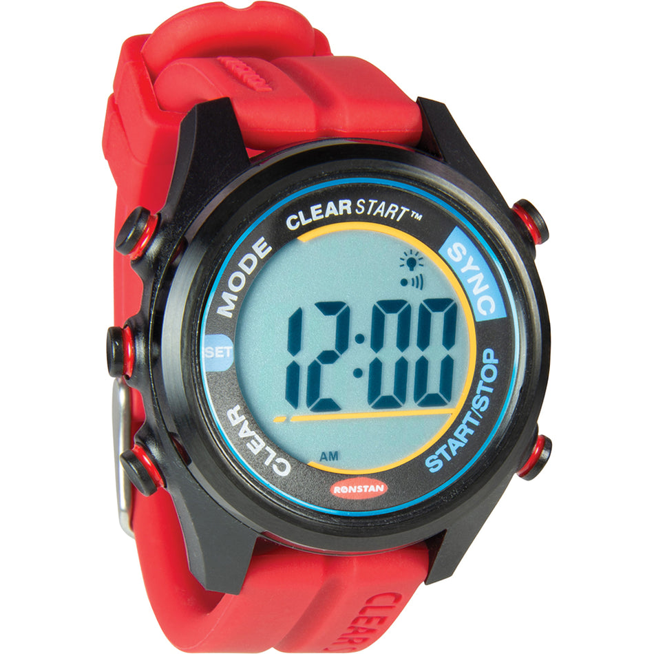 Ronstan ClearStart™ 40mm Sailing Watch- Red RF4054 — Quality Boat Parts