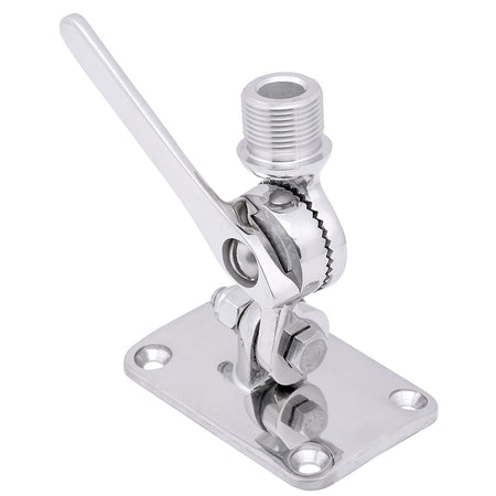 Whitecap Ratchet Antenna Mount - 316 Stainless Steel S-1802C — Quality Boat Parts