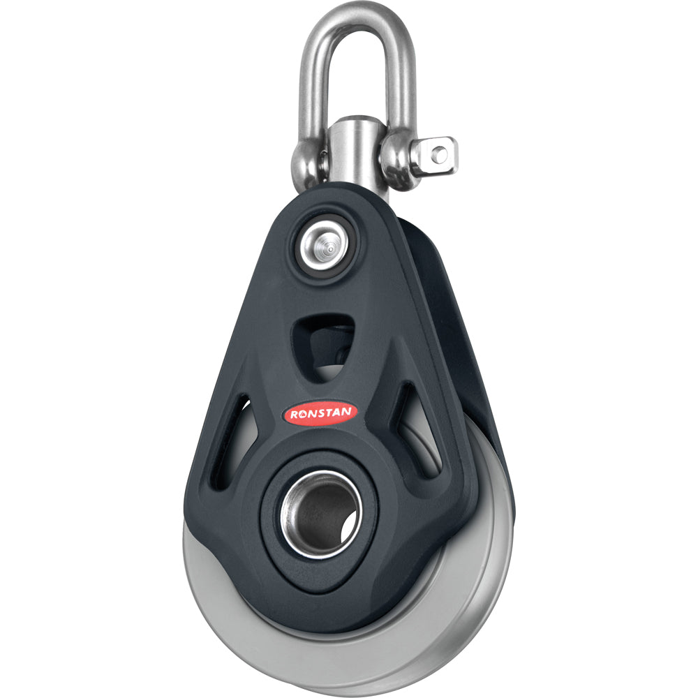 Ronstan Series 75 Core Block™ - Single - Aluminum Rope/Wire Sheave RF74100AW — Quality Boat Parts